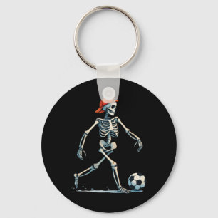 Llavero Traje de fútbol esqueleto de Halloween divertido p