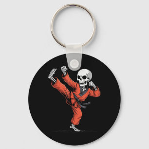 Llavero Traje de Halloween de Taekwondo de Esqueleto Espel