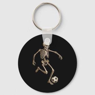 Llavero Traje de Halloween Retro de Fútbol de Esqueleto Di