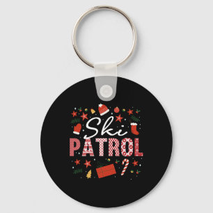 Llavero Traje de Navidad de Patrulla de Esquí Emergencia e