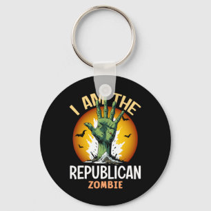 Llavero Traje de zombi republicano a juego de Halloween
