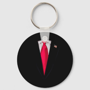 Llavero Traje del presidente de EE. UU. Trump Disfraz dive