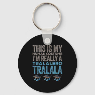 Llavero Tralalero Tralala Disfraz Humano Funny Halloween M