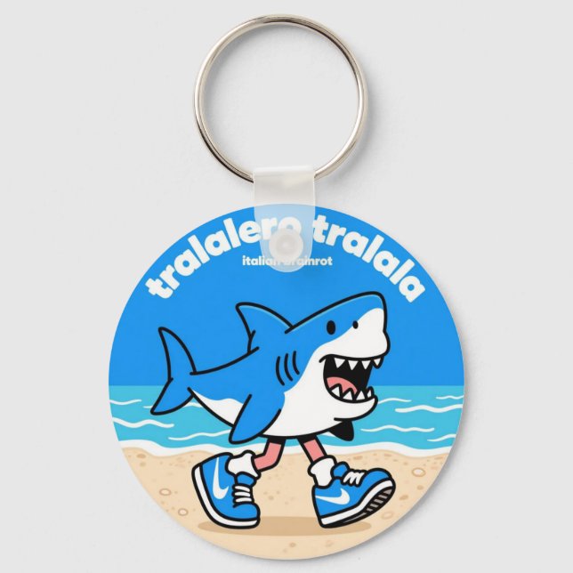 Llavero tralalero tralala "italian brainrot"  (Anverso)