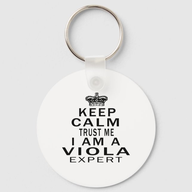 Llavero Tranquilidad, créeme, soy un experto en Viola (Anverso)