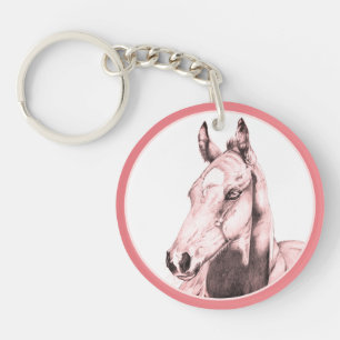 Llavero Tranquilidad de la gazatí (salmón)