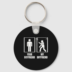 Llavero Transborda tu novio Mi novio Funny Dminton