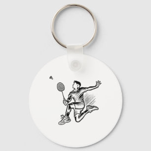 Llavero Transbordador Panda Jugando A Badminton Player