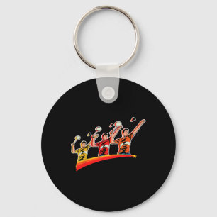 Llavero Transbordador Retro Play Badminton Sport Player