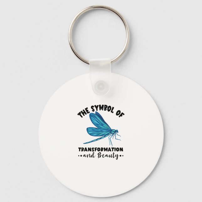 Llavero Transformation Beauty Nature Insect Dragonflies Dr (Anverso)