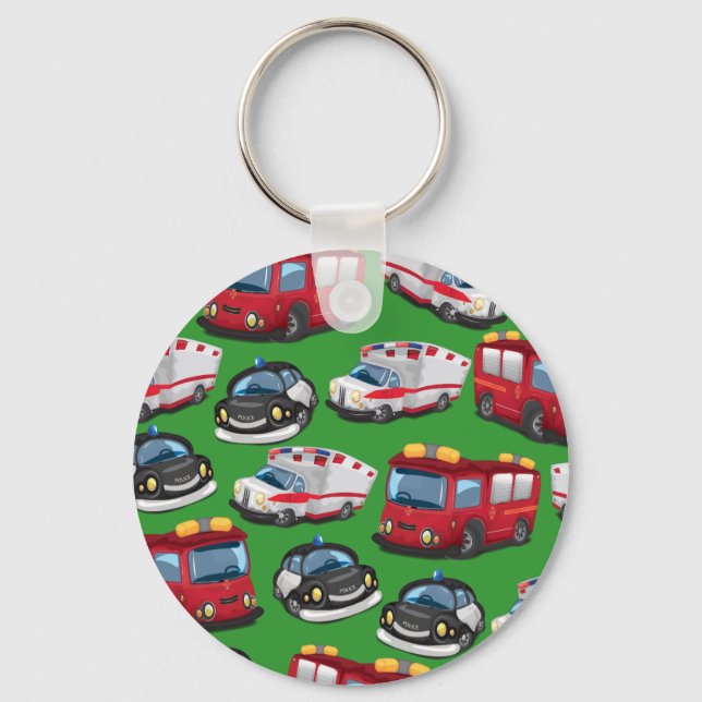 Llavero Transporte de policías, ambulancias y servicios de (Anverso)