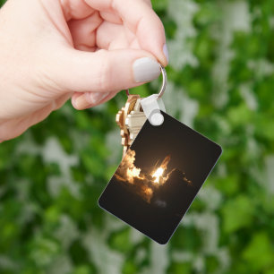 Llavero Transporte espacial Tierra Nocturna Nocturna Canva