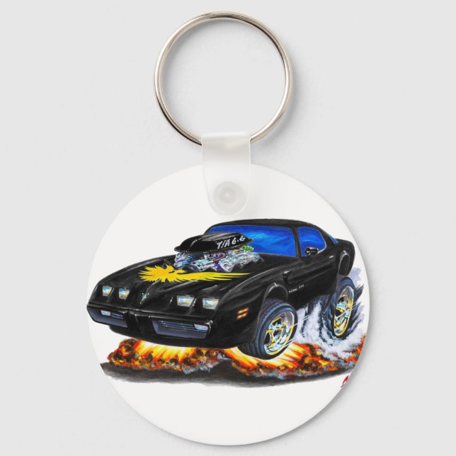 Llavero Tranvía de coche negro 1979-81 (Anverso)