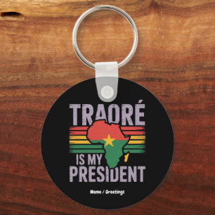 Llavero Traore es mi presidente Burkina Faso muestra orgul