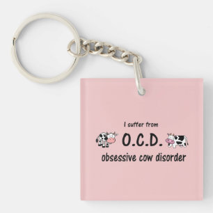 Llavero Trastorno obsesivo de la vaca