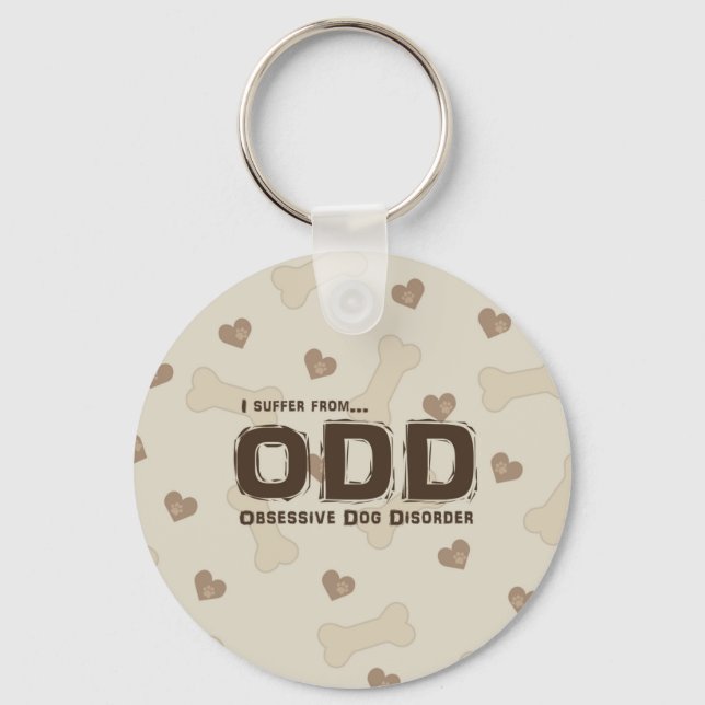 Llavero Trastorno obsesivo del perro (Anverso)
