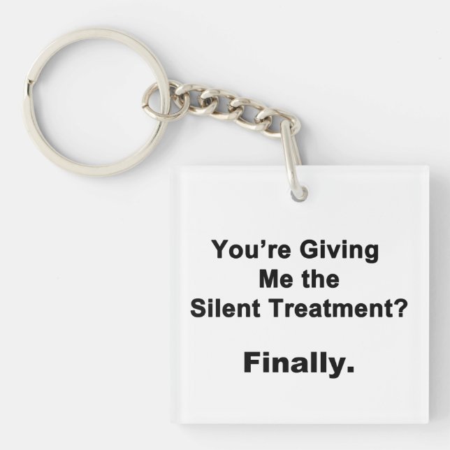 Llavero Tratamiento silencioso (Frente)