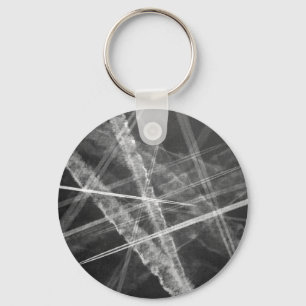 Llavero Travesías de chorro en blanco y negro