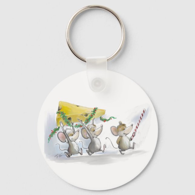 Llavero Trayendo la cadena de claves del feriado del queso (Anverso)