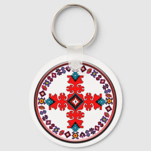 Llavero trazo de la cartera de la impresora metalizado etn