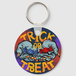 Llavero Treak o Treak Scary Halloween Calabaza