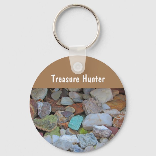 Llavero Treasure Hunter Rock Collection Stone Rockhound (Anverso)