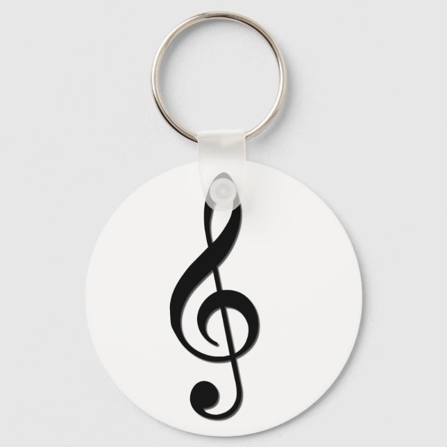 Llavero Treble Clef (Anverso)