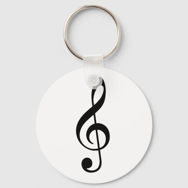 Llavero Treble Clef (Anverso)