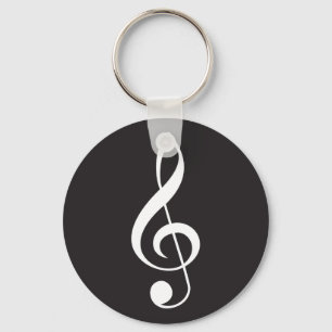 Llavero Treble Clef Music Keychain Gift
