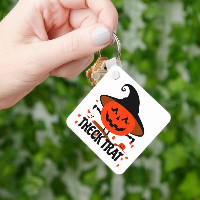 Llavero Treck Trat Pumpkin Sonriente (Mano)