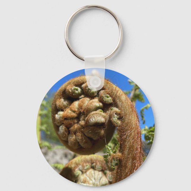 Llavero Tree Fern Frond (Anverso)