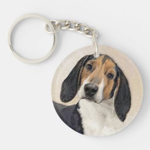 Llavero Treeing Walker Coonhound Painting - Arte original