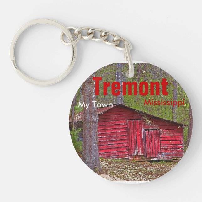 Llavero Tremont Mississippi My Town Keychain (Frente)