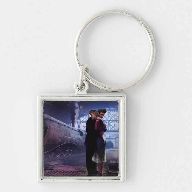 Llavero Tren azul (Frente)