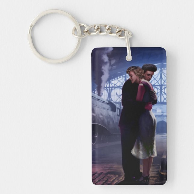 Llavero Tren azul (Frente)