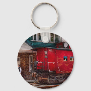 Llavero Tren - Caboose - extremo de la línea