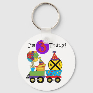 Llavero Tren de cumpleaños 3 camisetas de cumpleaños y reg