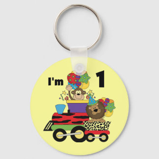 Llavero Tren de la jungla Primera camisetas de cumpleaños