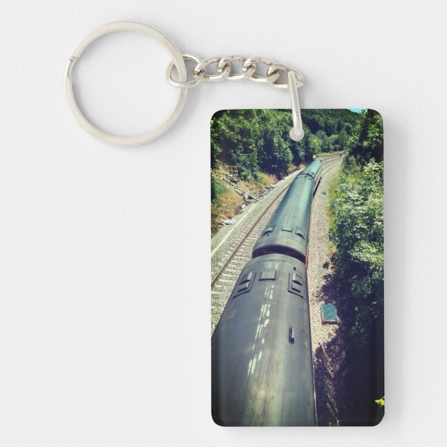 Llavero Tren , en las vías (Frente)