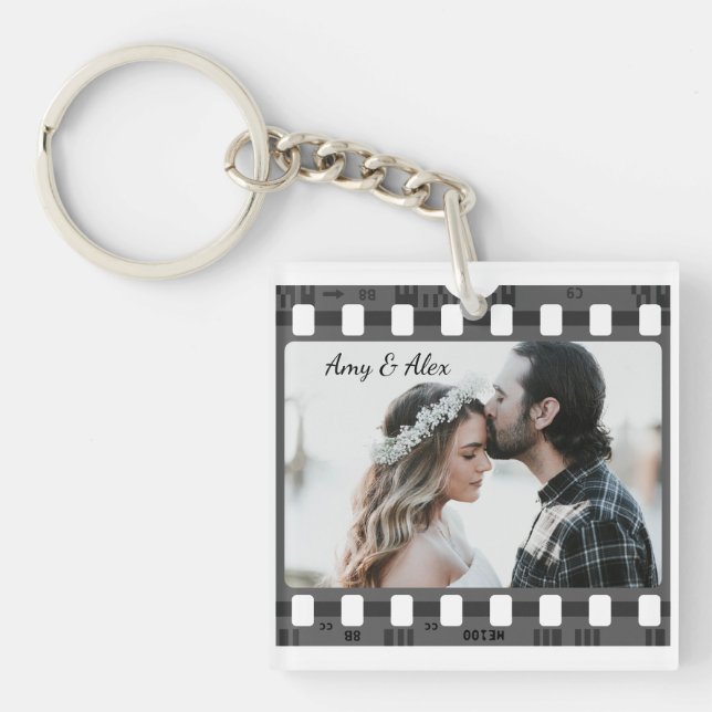 Llavero Trendy Film Reel Movie Personalizado Picture Frame (Frente)