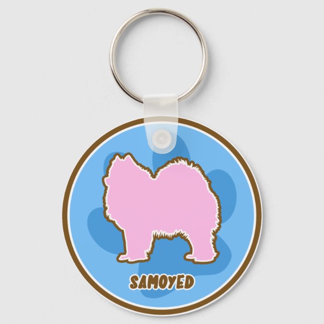 Llavero Trendy Samoyed (Anverso)