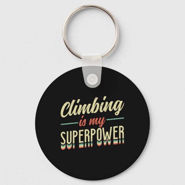 Llavero Trepar es mi superpoder  (Anverso)