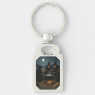 Llavero Tres brujas producen Cauldron Full Moon Beach