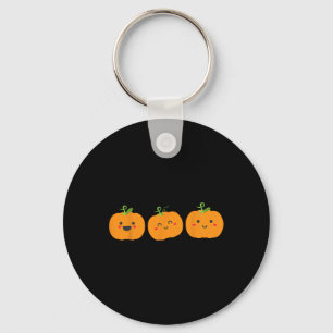 Llavero Tres calabazas lindas para los niños halloween y f