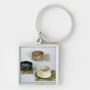 Llavero Tres chawans usados para las ceremonias de té,
