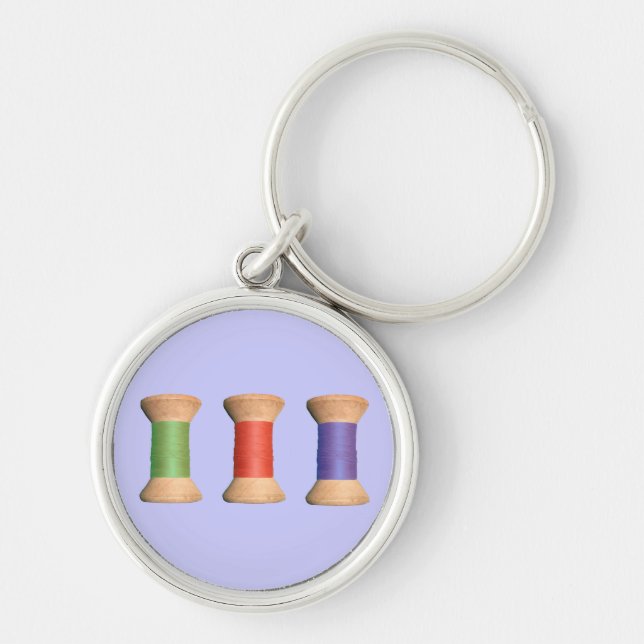 Llavero Tres chispas de madera vintage Keychain (Frente)