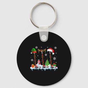 Llavero Tres equipos Elf Santa Reindeer Hockey Equipamient