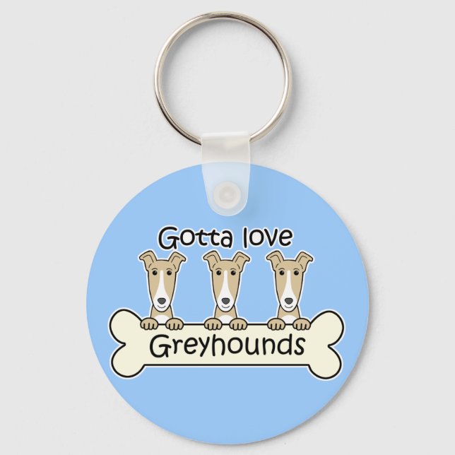 Llavero Tres Greyhounds (Anverso)
