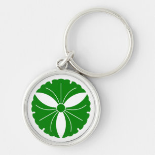 Llavero Tres hojas de ginkgo keychain