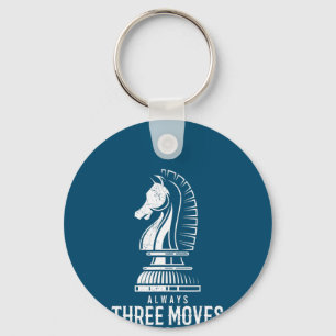 Llavero Tres movimientos por delante del ajedrez Matt Game